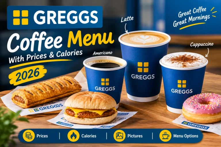 Greggs Coffee Menu